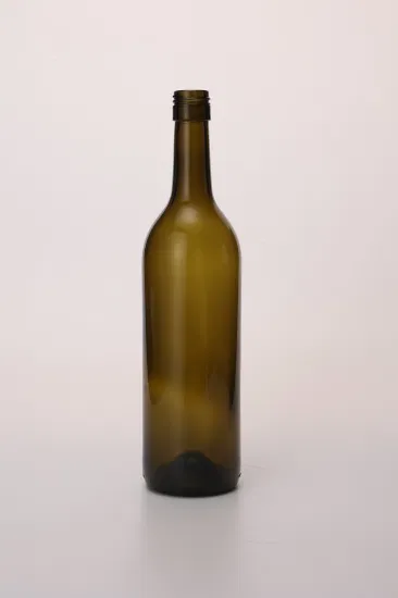 Botellas de vino transparentes de 750 ml Botellas vacías de vidrio de botella de copa de vino de 375 ml