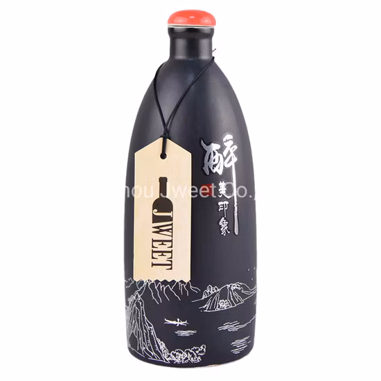 Botella Vinagre Aceite Oliva Cerámica Blanca 500 Ml